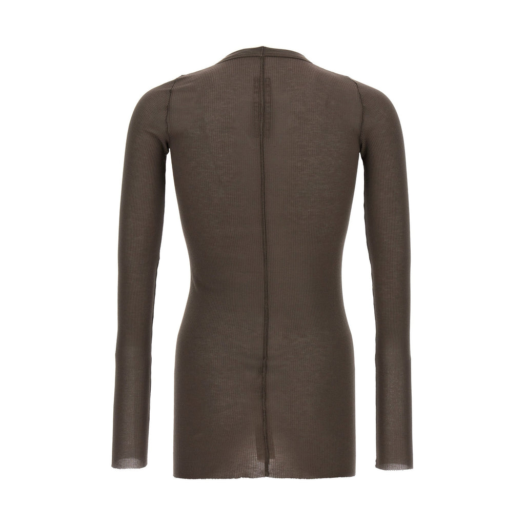 Rick Owens Gray Viscose T-Shirt
