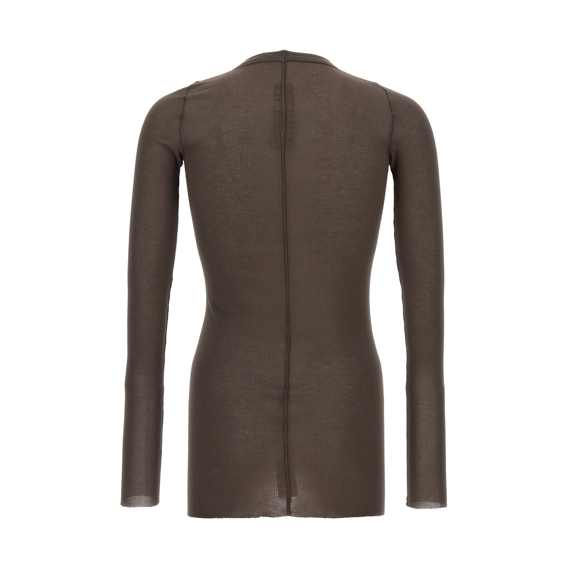 Rick Owens Gray Viscose T-Shirt
