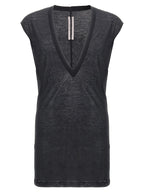 Rick Owens Black Cotton T-Shirt