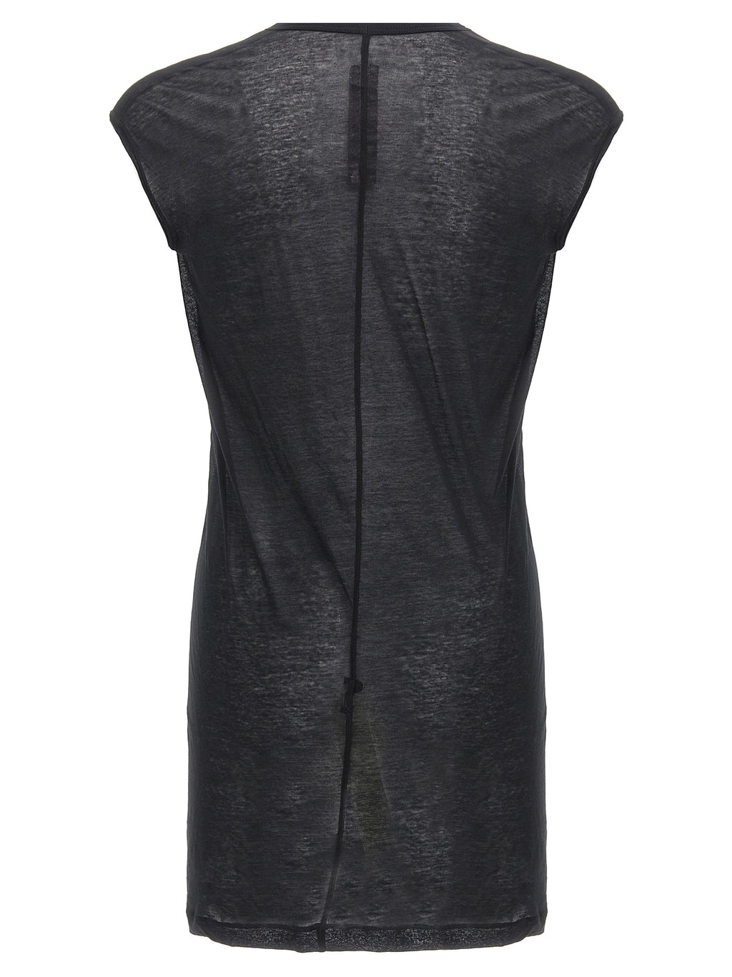Rick Owens Black Cotton T-Shirt
