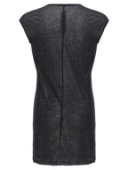 Rick Owens Black Cotton T-Shirt