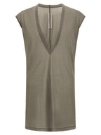Rick Owens Gray Cotton T-Shirt