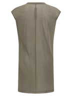 Rick Owens Gray Cotton T-Shirt