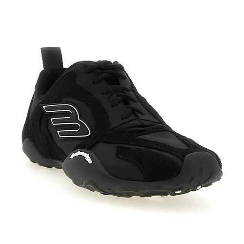 Balenciaga Black Polyester Athletic Sneakers