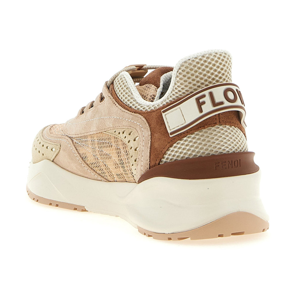 Fendi Multicolor Polyamide Athletic Sneakers