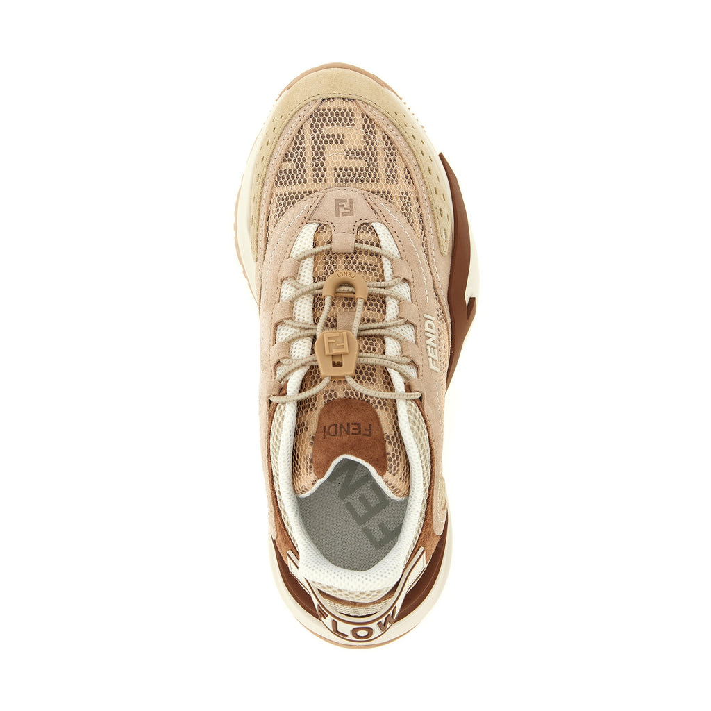 Fendi Multicolor Polyamide Athletic Sneakers