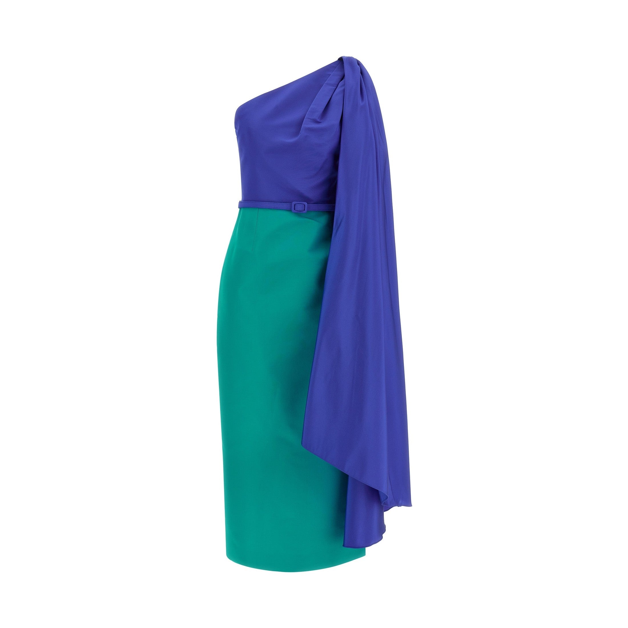 Carolina Herrera Multicolor Silk Midi Dress