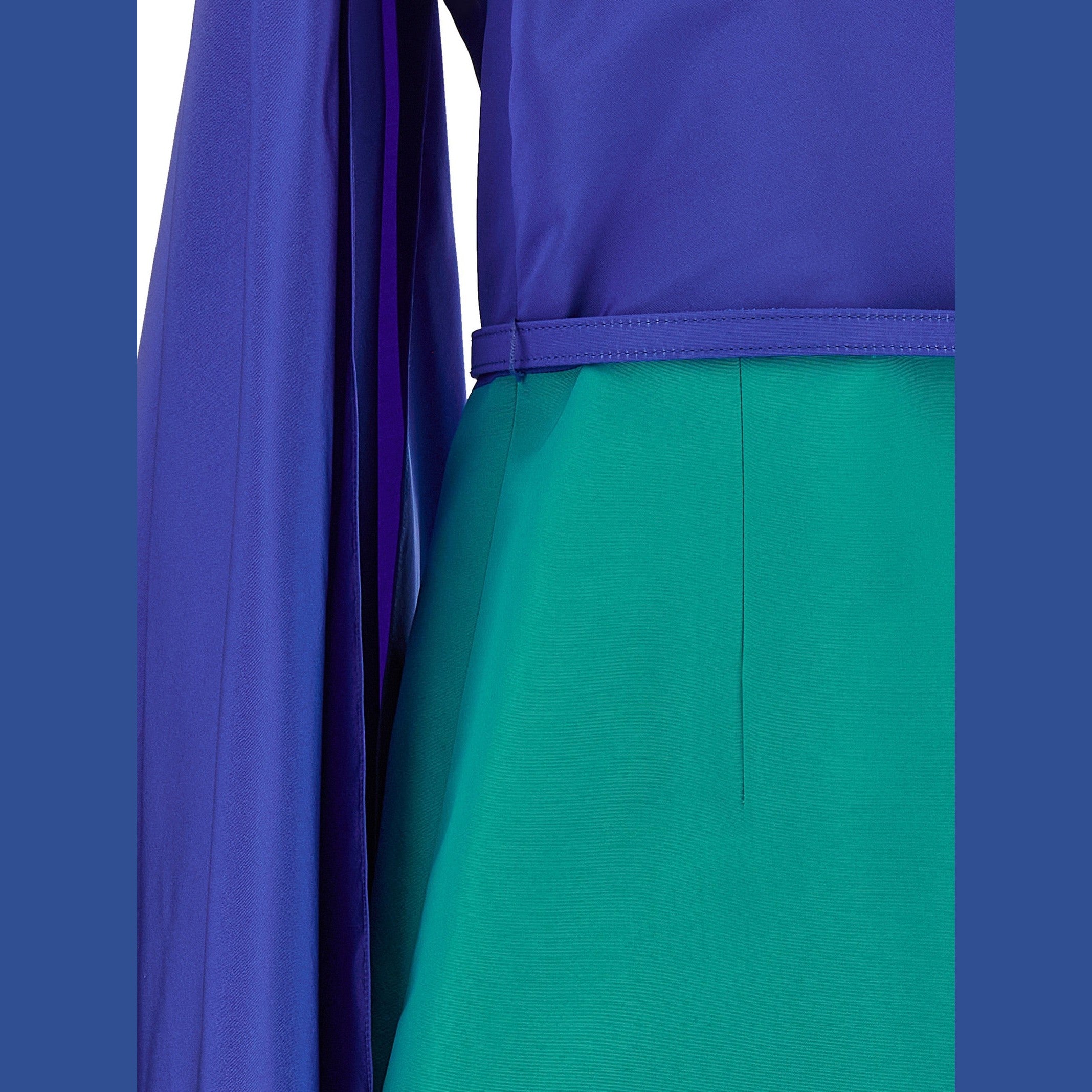 Carolina Herrera Multicolor Silk Midi Dress