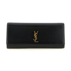 Saint Laurent Black Calfskin Clutch Bag