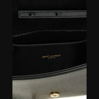 Saint Laurent Black Calfskin Clutch Bag