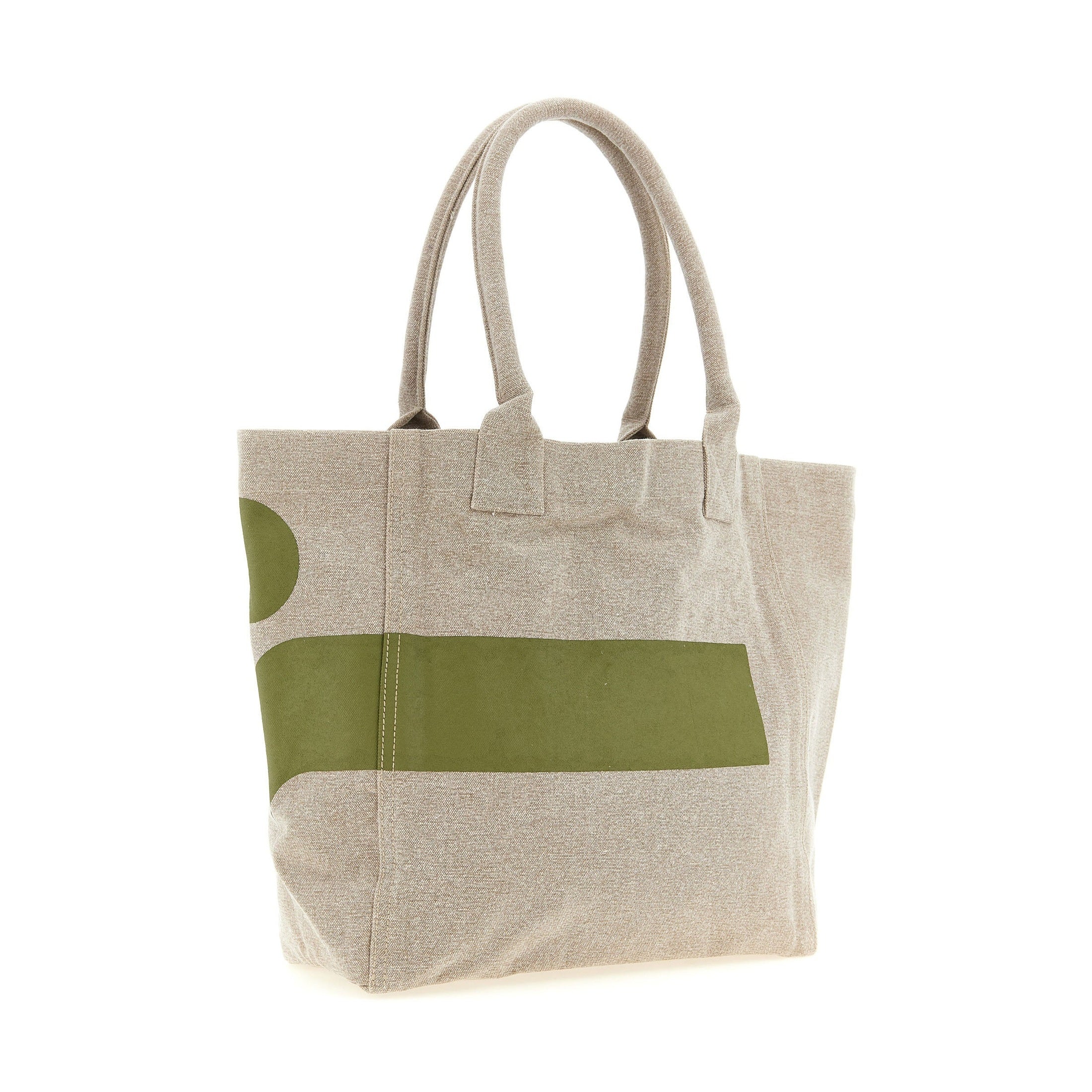 Isabel Marant Bicolor Cotton Tote Bag