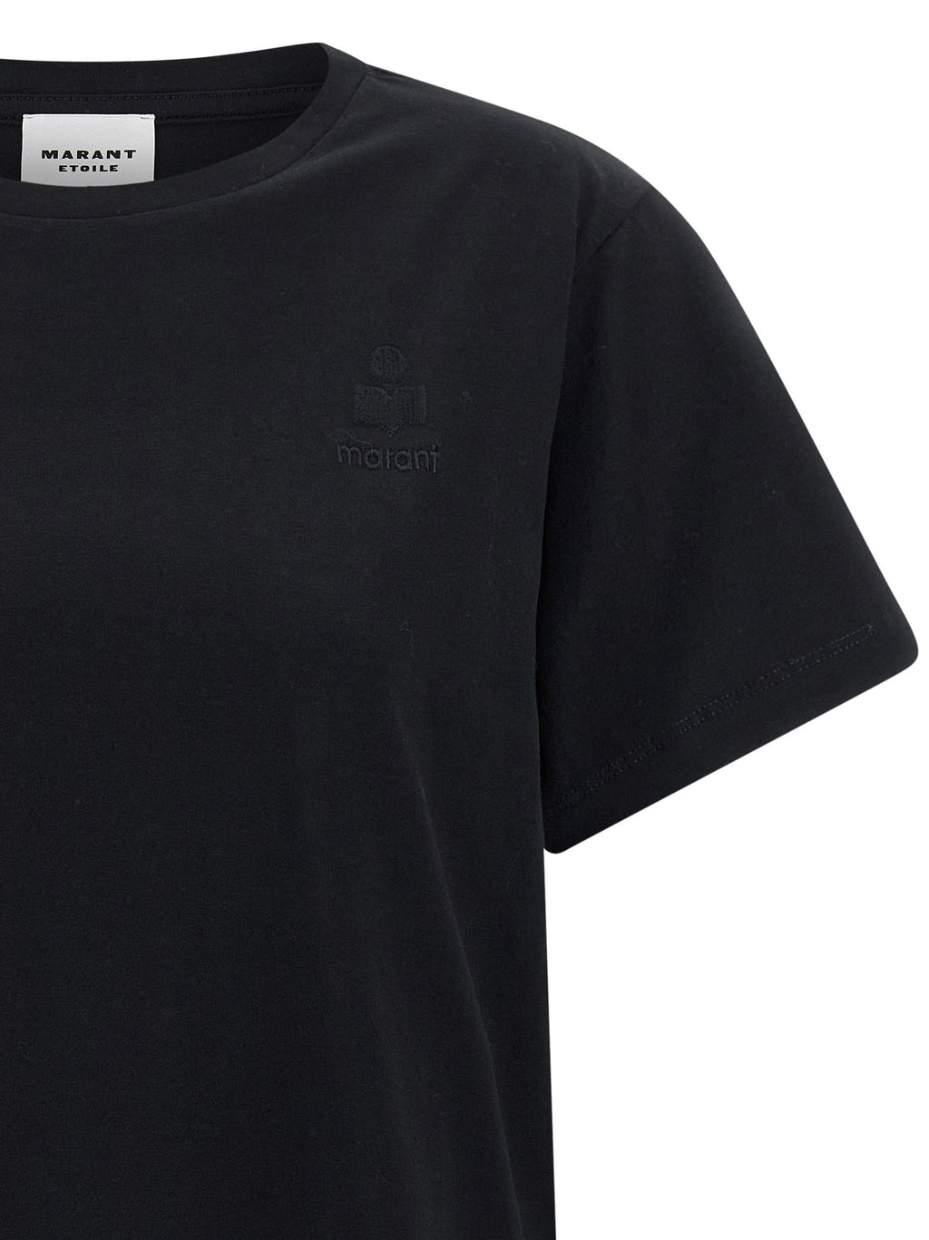 Marant Etoile Black Cotton T-Shirt