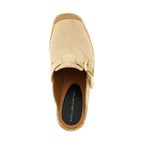 Stella McCartney Beige Viscose Wedge Sandals
