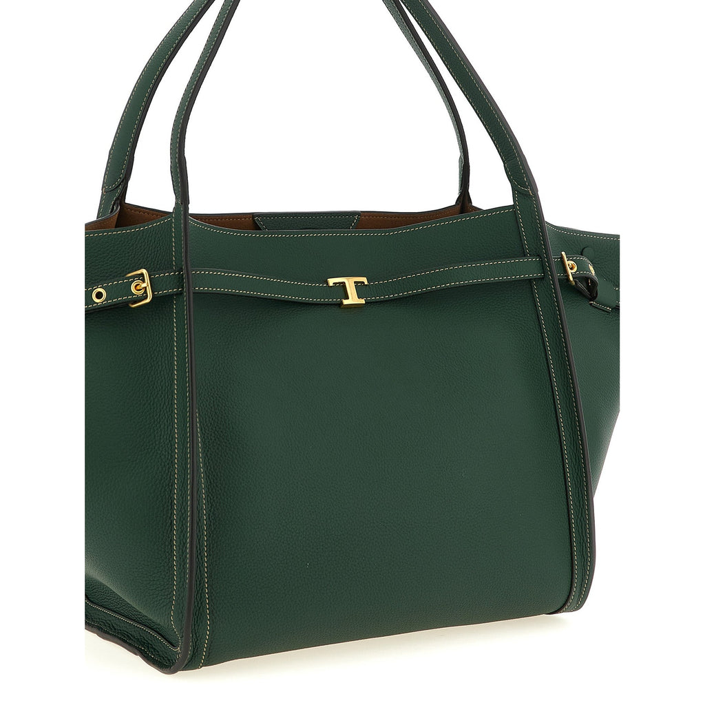 Tod's Bicolor Calfskin Tote Bag