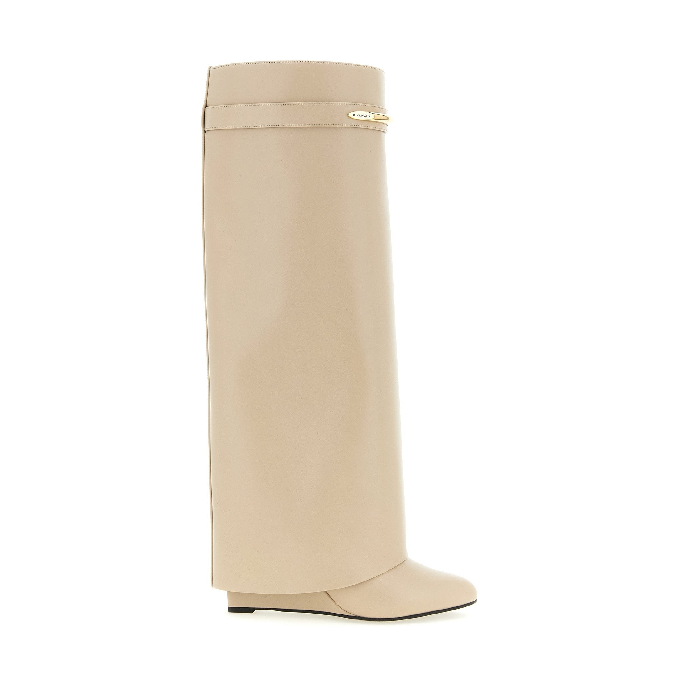 Givenchy Beige Calfskin Over The Knee