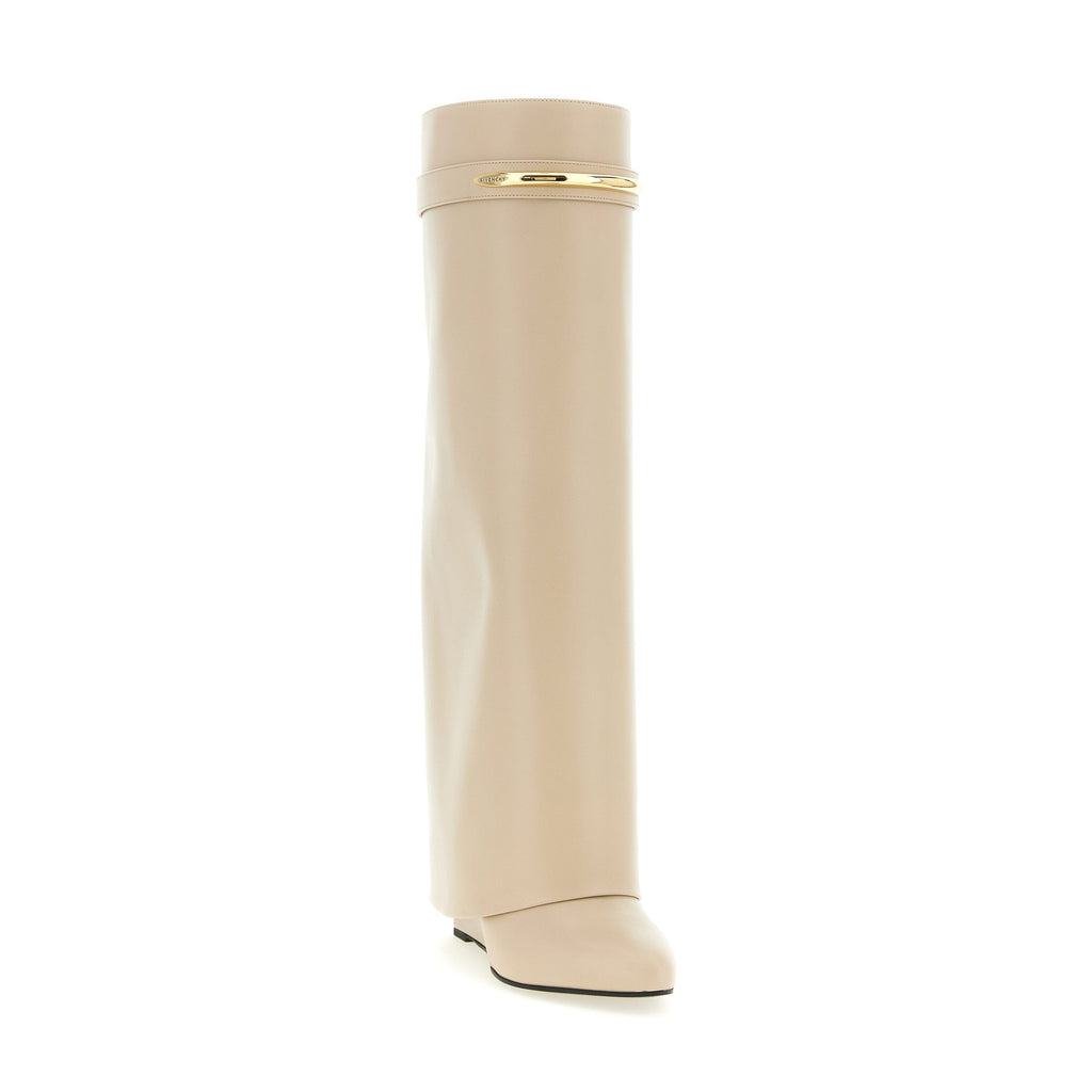 Givenchy Beige Calfskin Over The Knee