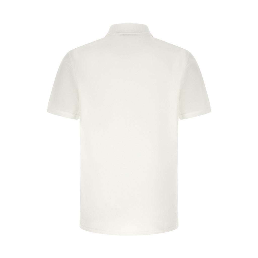 Givenchy White Cotton Polo Shirt