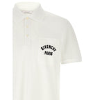 Givenchy White Cotton Polo Shirt