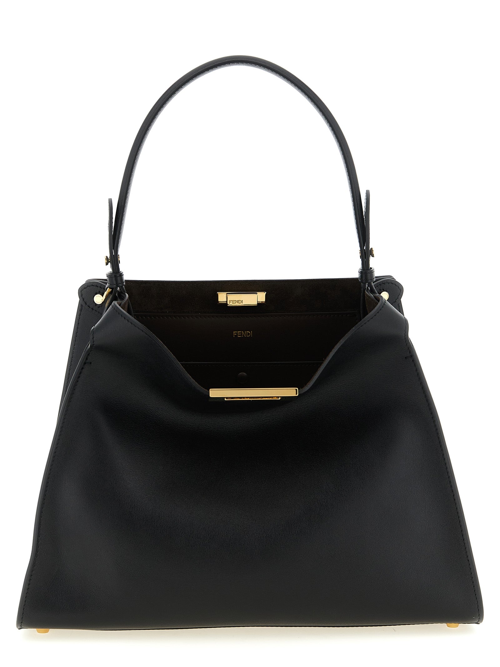 Fendi Black Calfskin Handbag