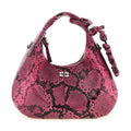 Ganni Fuchsia Recycled Polyester Handbag