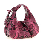 Ganni Fuchsia Recycled Polyester Handbag