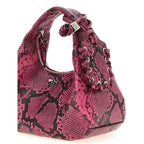 Ganni Fuchsia Recycled Polyester Handbag