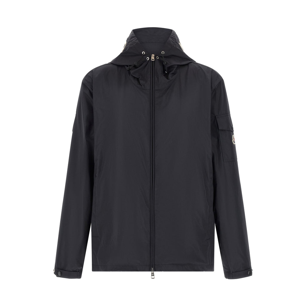 Moncler Blue Polyester Shell Jacket