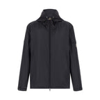 Moncler Blue Polyester Shell Jacket