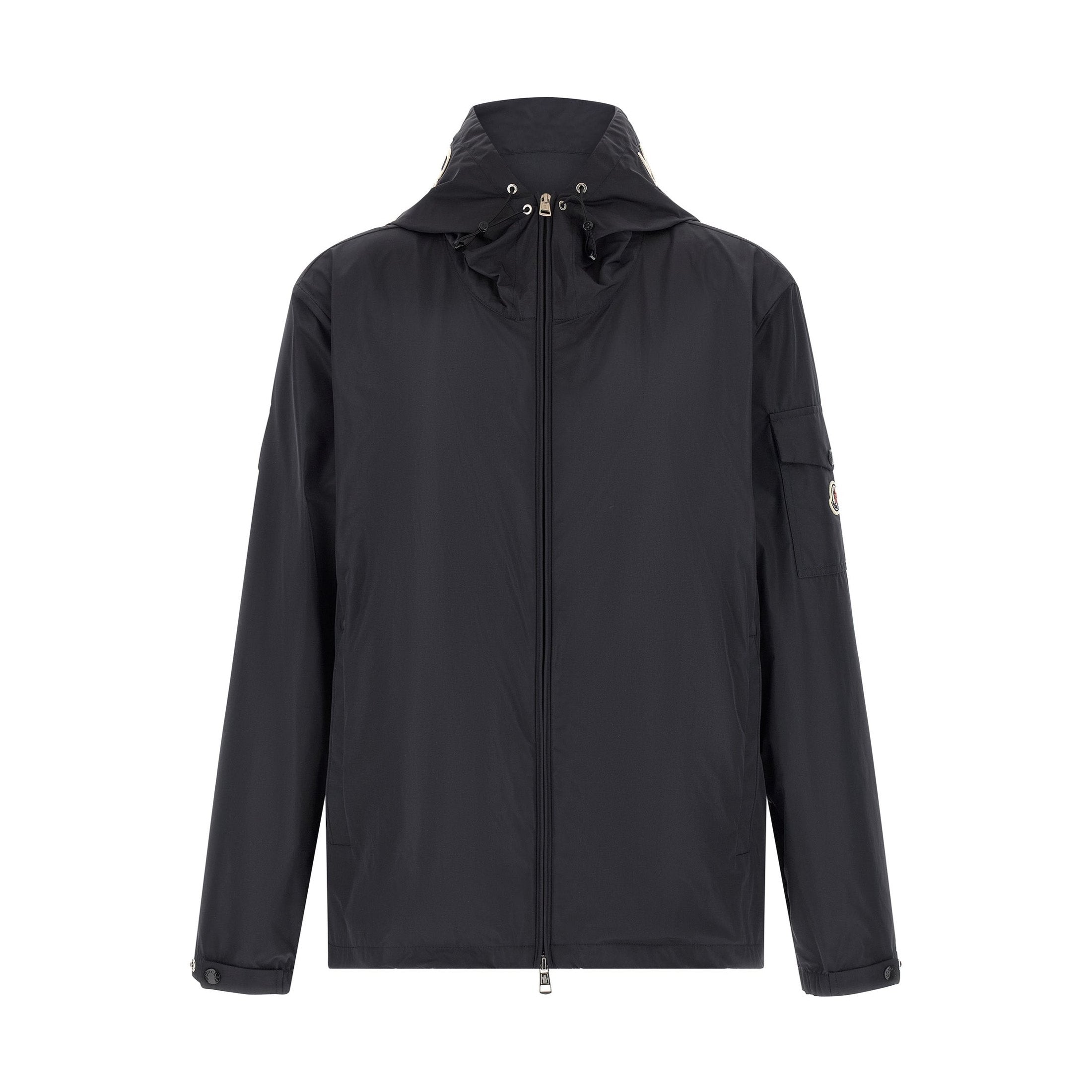 Moncler Blue Polyester Shell Jacket
