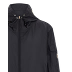 Moncler Blue Polyester Shell Jacket