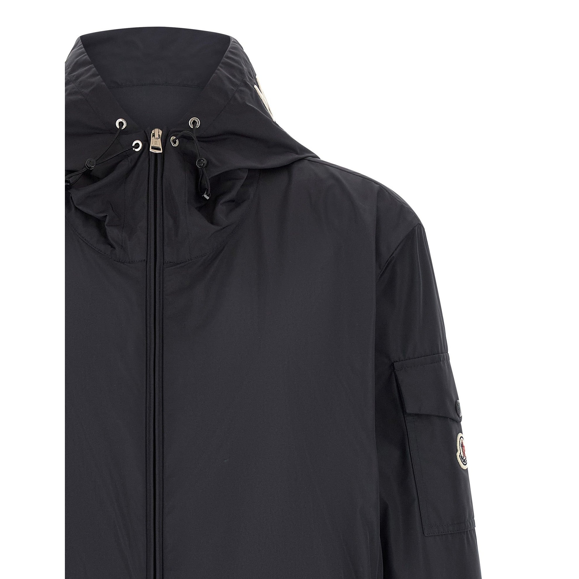 Moncler Blue Polyester Shell Jacket