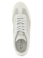 Kiton Gray Calfskin Low Top Sneakers