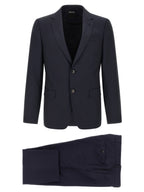 ZEGNA Blue Wool Two-Piece Suit