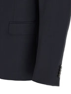 ZEGNA Blue Wool Two-Piece Suit