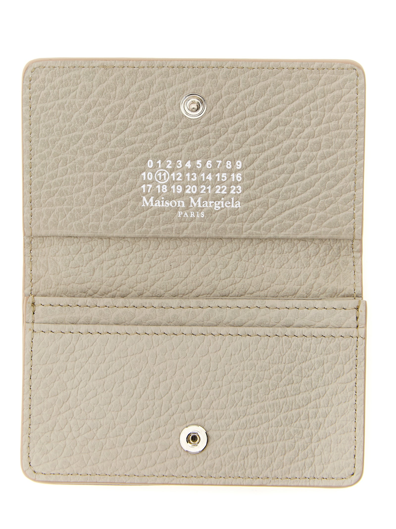 Maison Margiela Gray Bovine Leather Cardholder