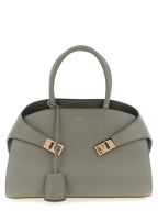 Ferragamo Gray Calfskin Handbag