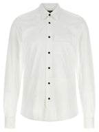 Kiton White Cotton Blouse