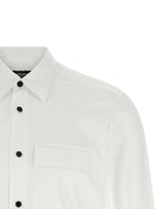 Kiton White Cotton Blouse