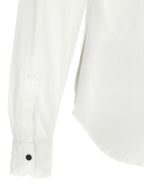 Kiton White Cotton Blouse