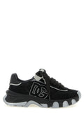Dolce & Gabbana Black Polyamide Athletic Sneakers