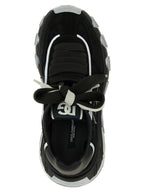 Dolce & Gabbana Black Polyamide Athletic Sneakers