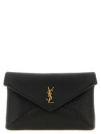 Saint Laurent Black Lamb Leather Crossbody Bag