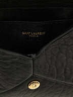 Saint Laurent Black Lamb Leather Crossbody Bag