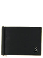 Saint Laurent Black Calfskin Money Clip