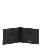 Saint Laurent Black Calfskin Money Clip
