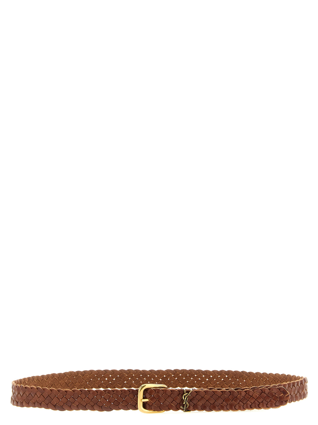 Saint Laurent Brown Calfskin Regular Belt