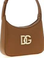 Dolce & Gabbana Brown Calfskin Shoulder Bag