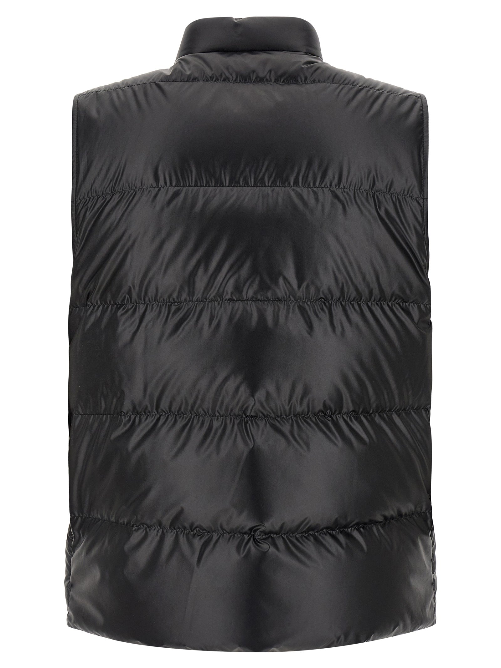 Moncler Black Polyester Sleeveless Jacket