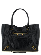 Balenciaga Black Lamb Leather Tote Bag