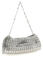 Paco Rabanne Silver Brass Clutch Bag